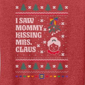 Thumbnail 2 of I Saw Mommy Kissing Mrs. Claus Ugly Holiday Sweatshirt