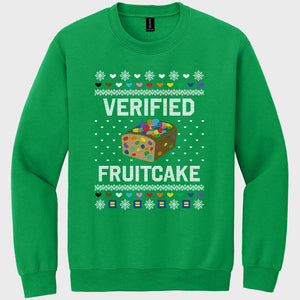 Thumbnail 1 of Verified Fruitcake Ugly Holiday Sweatshirt