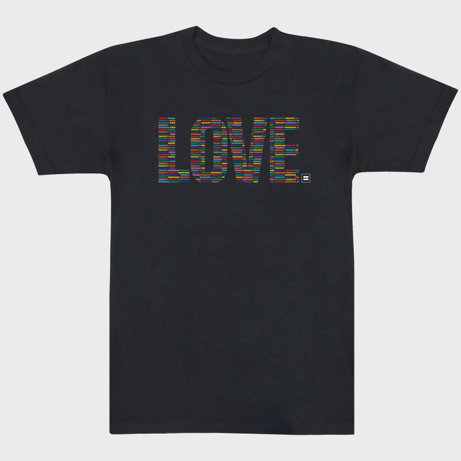Image 1 of Love: Protect Marriage Equality T-shirt