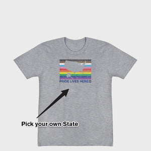 Featured Thumnbnail of Pride Lives Here T-Shirt