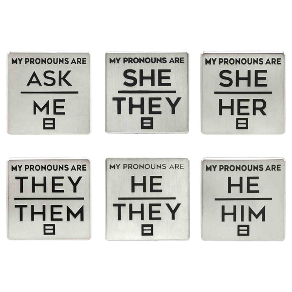 Picture of My Pronouns Are Pin