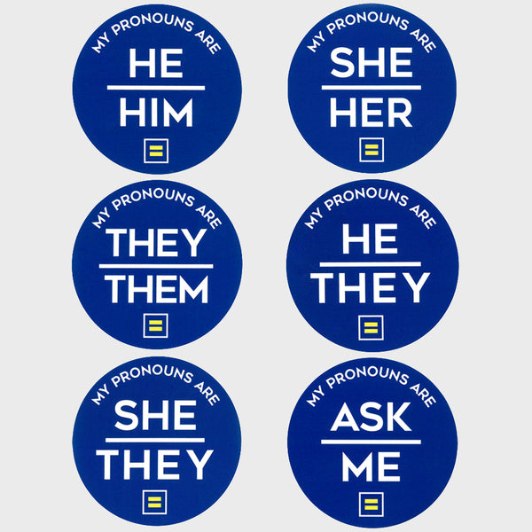 Picture of My Pronouns Are Sticker