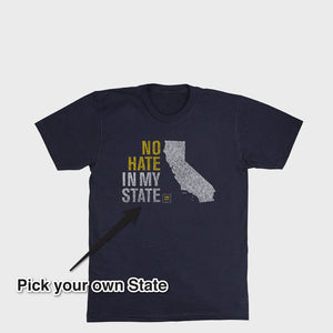 Featured Thumnbnail of No Hate in My State T-Shirt