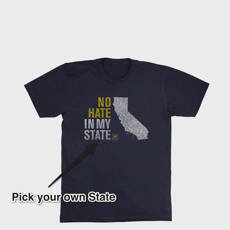Featured Image of No Hate in My State T-Shirt
