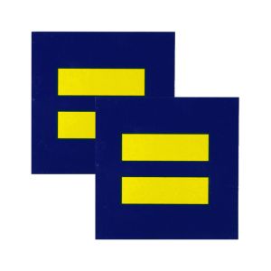 hrc gay lgbtq+ support equal rights sticker