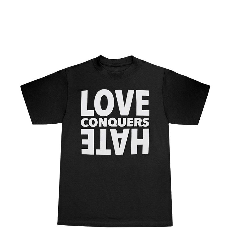 Love Conquers Hate Oversized Heavyweight T-shirt