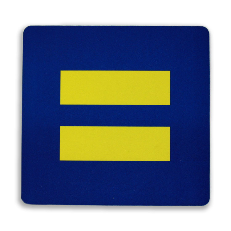gay rights logo mousepad computer