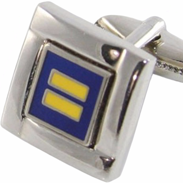 equal sign cuff links