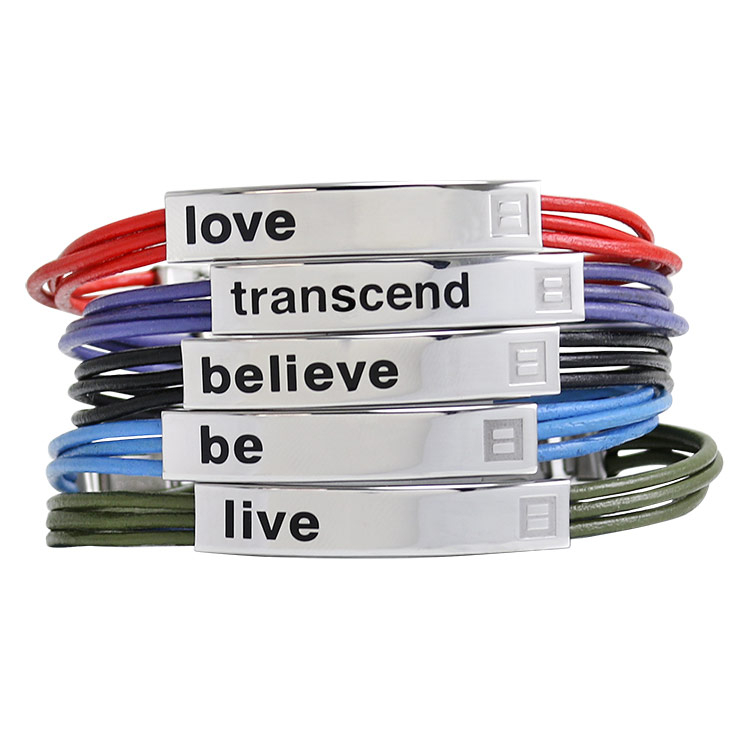 HRC human rights campaign vision wristband gay LGBTQ