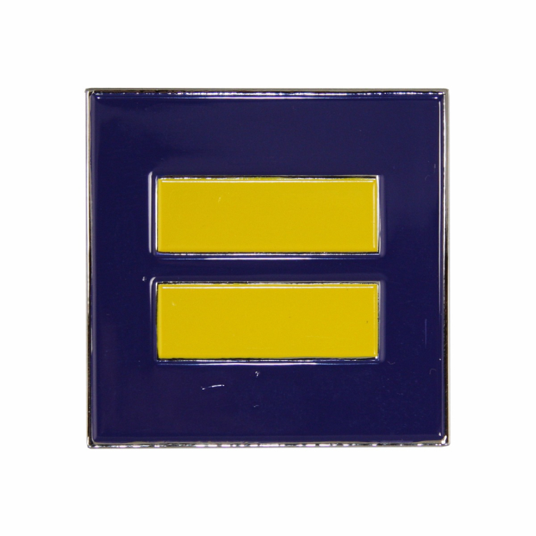 HRC human rights campaign LGBTQ+ gay rights equality car emblem