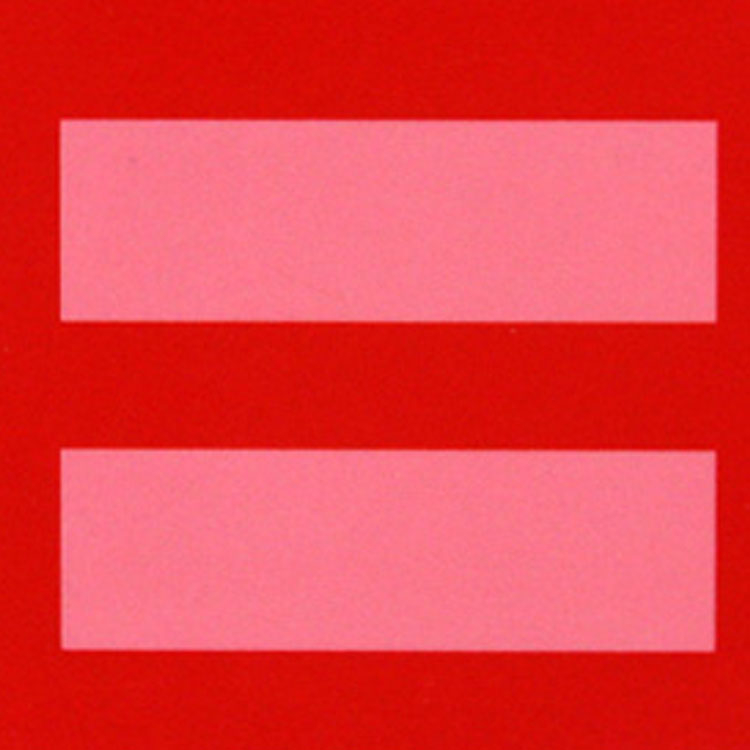 Red Equality Car Magnet HRC human rights campaign gay lgbt equality