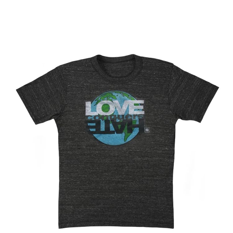 HRC global earth love conquers hate tee gay LGBTQ+ equal rights human rights campaign