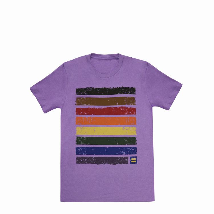 HRC human rights campaign rainbow tee support LGBTQ+ gay rights