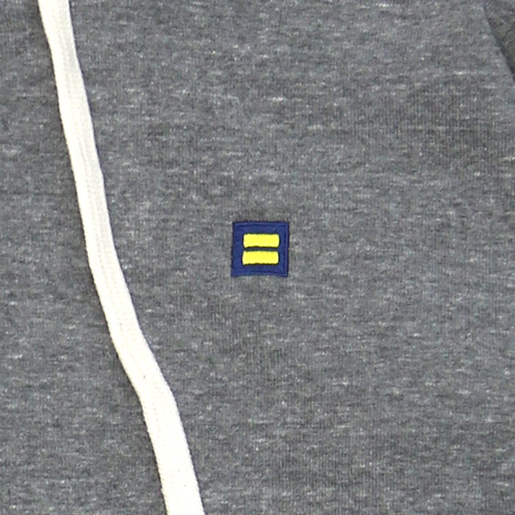 HRC human rights campaign HRC Fleece Logo zip hoodie Gay lgbt