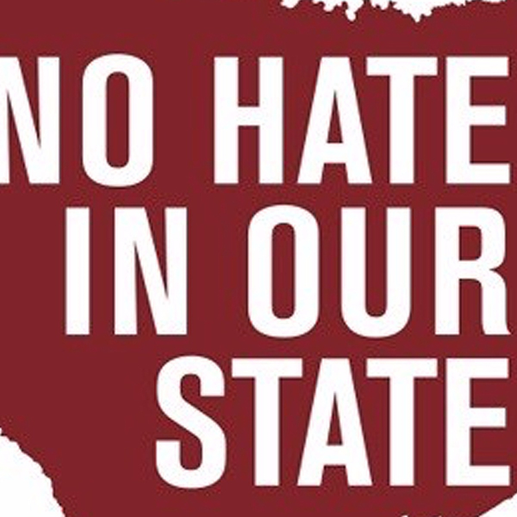 t-shirt human rights campaign No Hate In Our State sticker