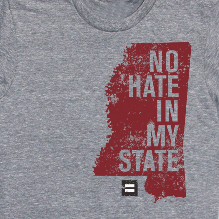 t-shirt human rights campaign No Hate In Our State T-Shirt 