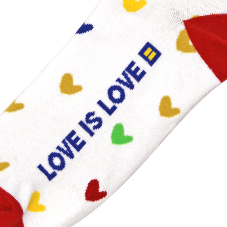 HRC human rights campaign LGBTQ+ gay support rights socks designer limited edition equality