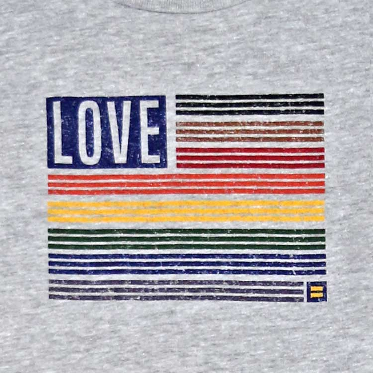 hrc human rights campaign gay lgbtq+ ladies slouch tee