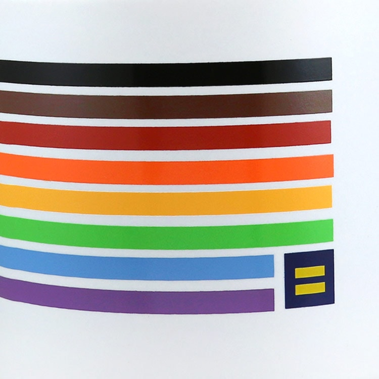 More Color More Pride Rainbow Mug