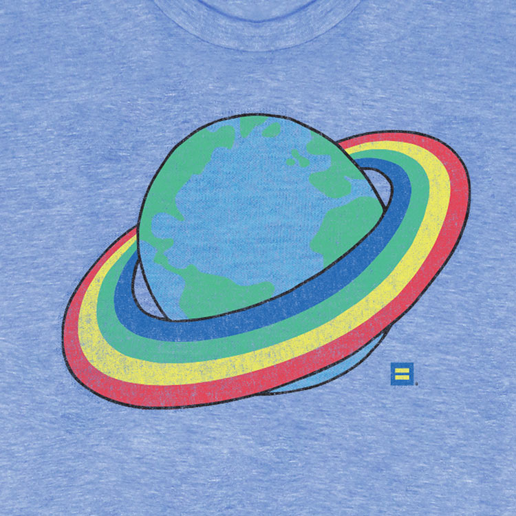Rainbow Earth Recycled T-shirt