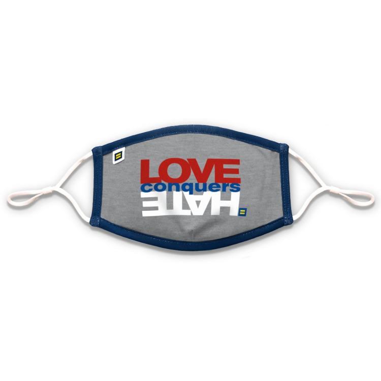 Love Conquers Hate® Face Mask