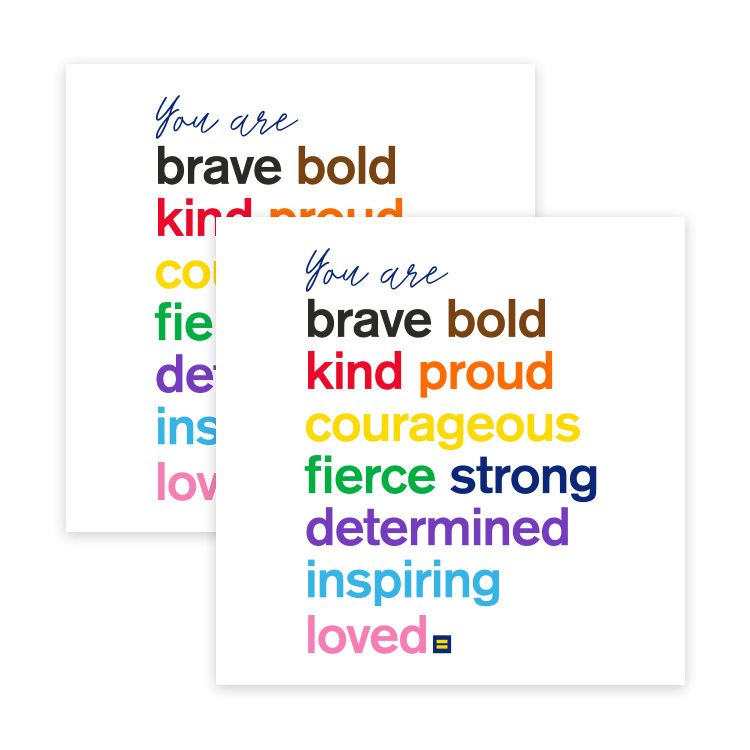 you are loved | braille stickers | positive affirmation stickers |tangibles