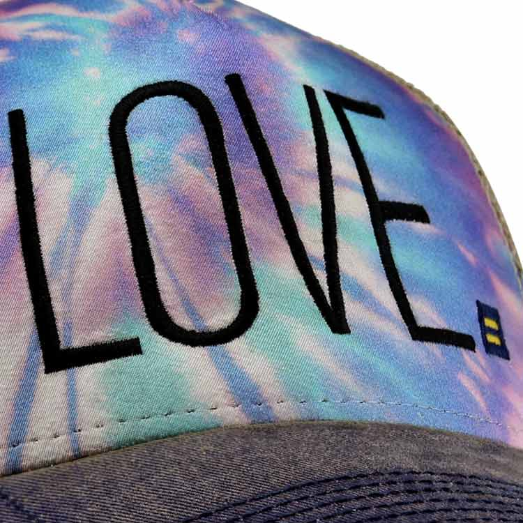 Trans Love Tie Dye Hat