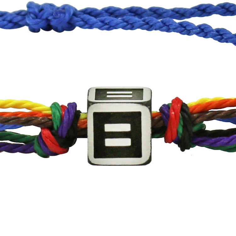 More Color More Pride Rainbow Wristband
