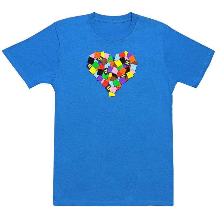 Multicolor Regular fit short Sleeve basic T shirt Technical