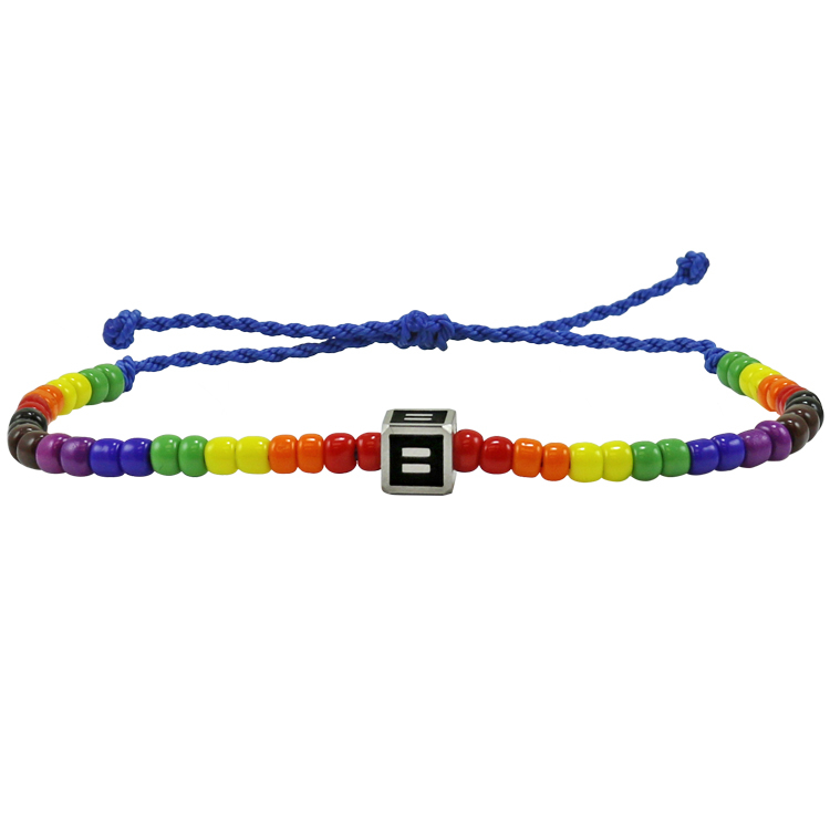 Rainbow Seed Bead Wristband