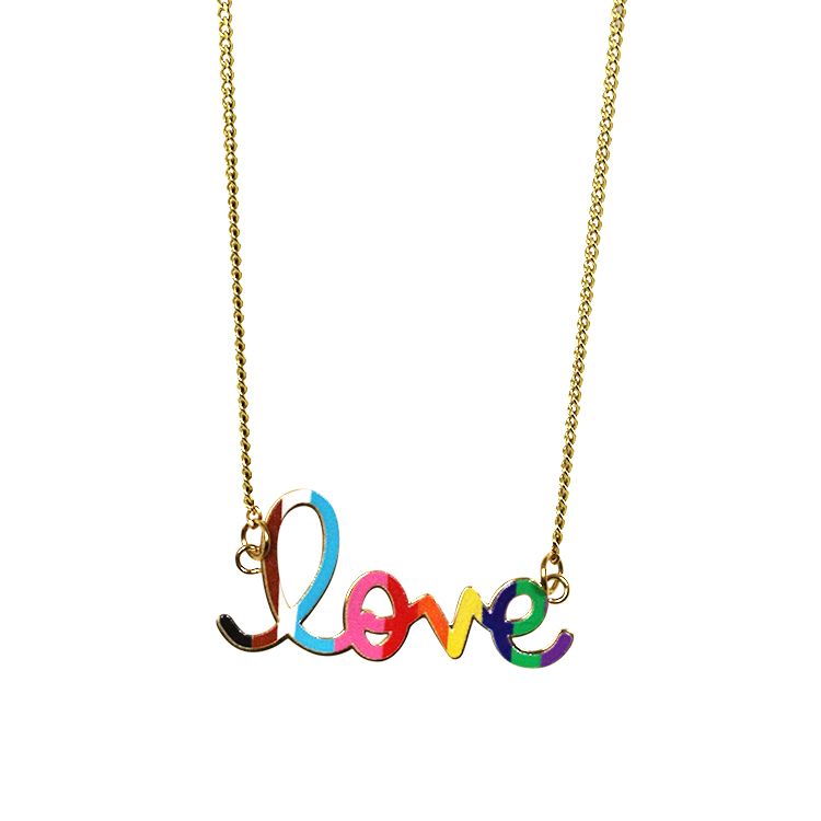 Love Progress Rainbow Necklace