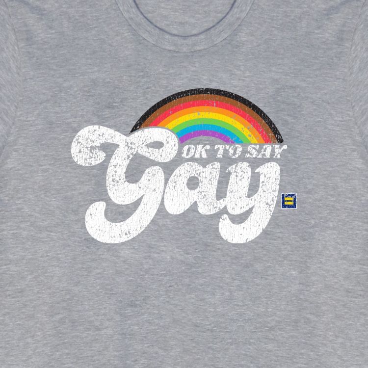 OK to Say Gay LGBTQ+ T-Shirt