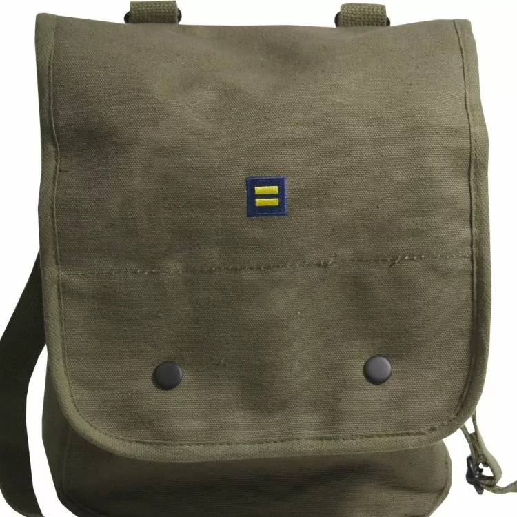 Vintage Flight Bag Olive by Human Rights Campaign