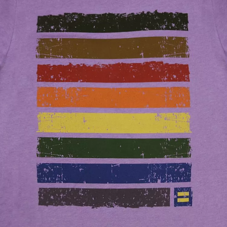 Rainbow T Shirts for LGBTQ Gay Pride HRC