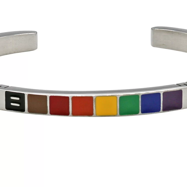More Color More Pride Rainbow Cuff Bracelet HRC