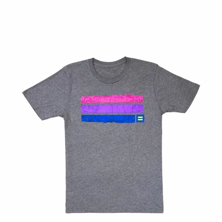 Bi Pride T shirt HRC
