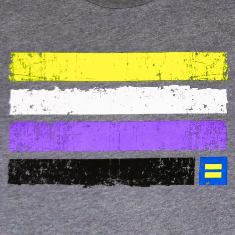 Non binary flag shirt best sale