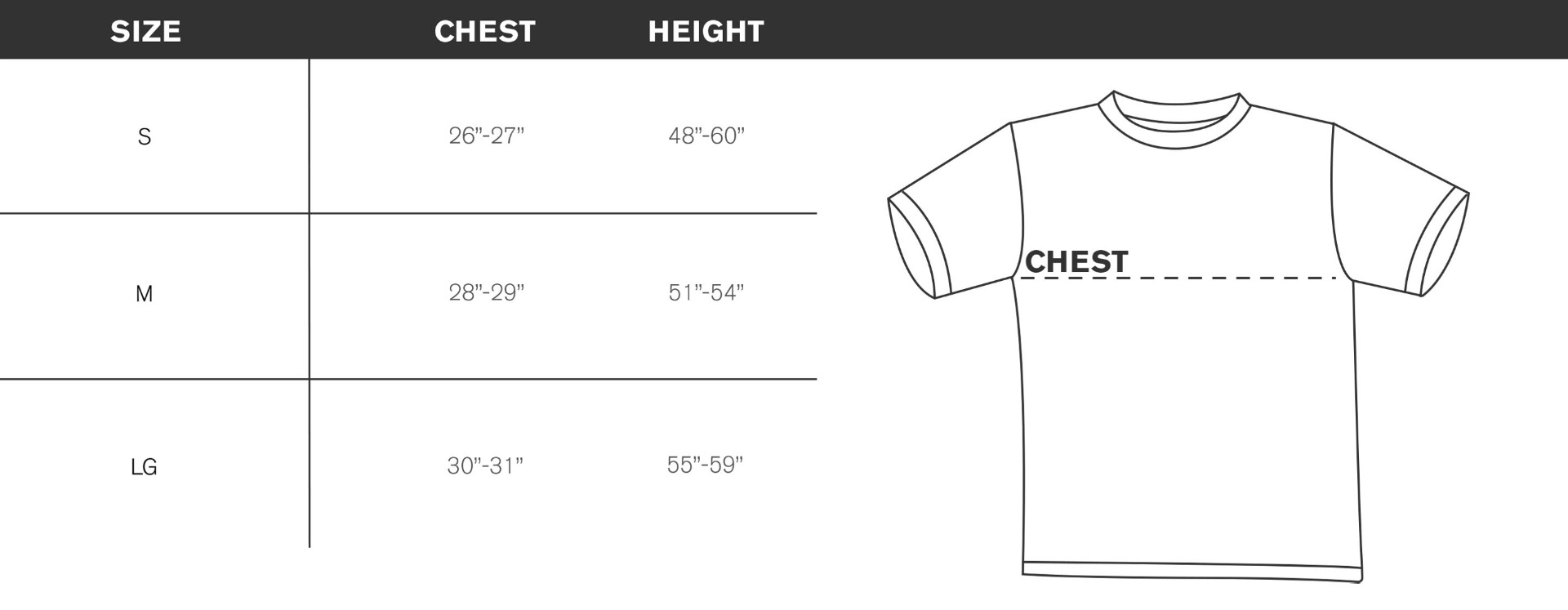 Child T-Shirt Measurement Guidelines
